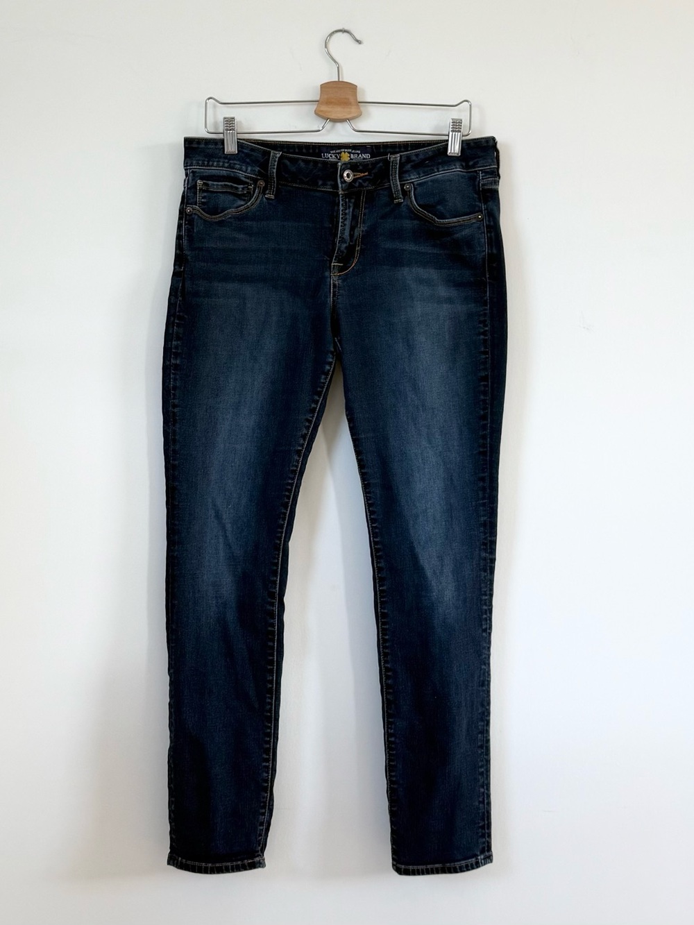 Lucky Brand Y2K Indie Sleaze Dark Wash Straight Leg Denim Jeans - Size 10